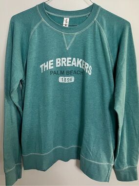The Breakers Palm Beach Teal Crewneck Sweatshirt